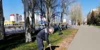Волжане наводят порядок в городе в рамках месячника по благоустройству - Администрация г. Волжский